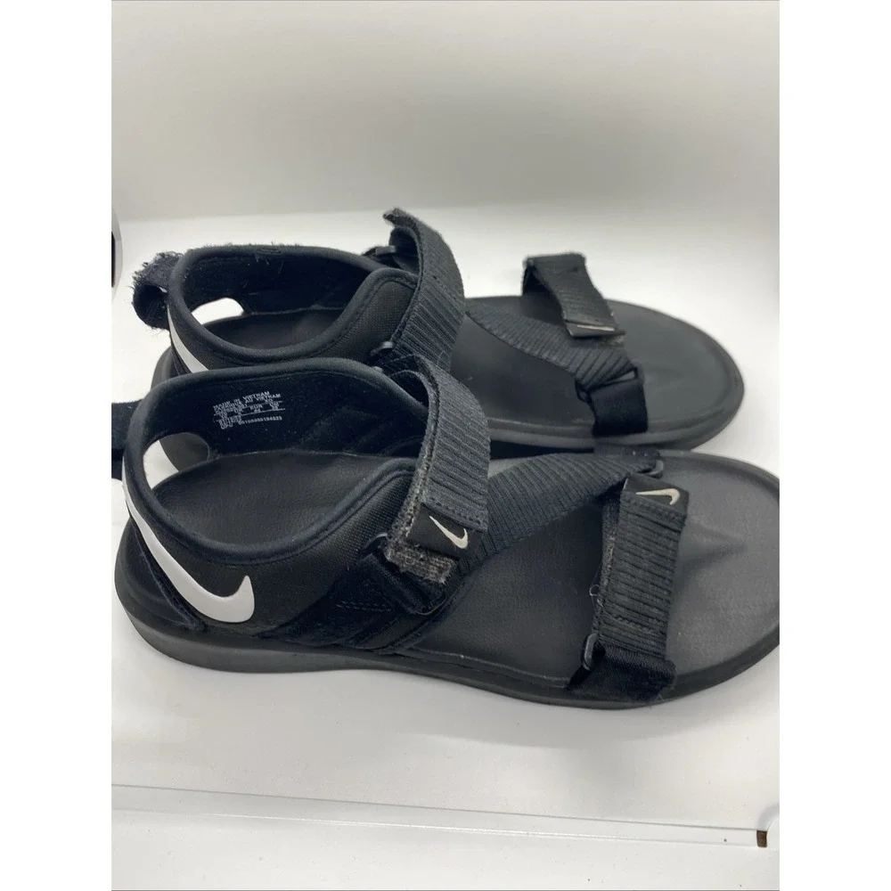 Nike Vista Men's Size 10 Sport Loop Strap Sandals Black w/ White DJ6606-001